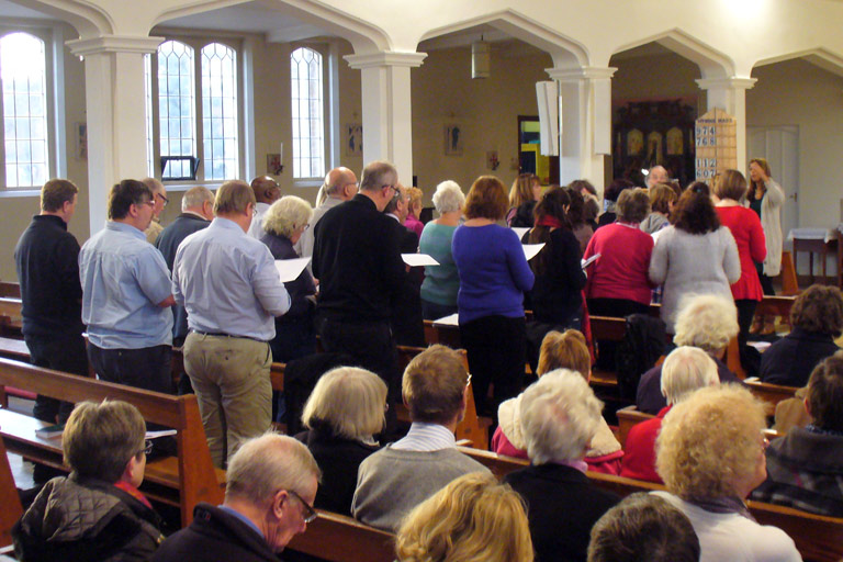 Choir at Our Lady of Peace, Ecumenical Advent Carols (2014).