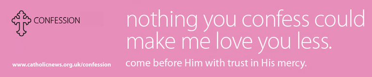 Confession 'nothing you confess could make me love you less. Come before Him with trust in His mercy.