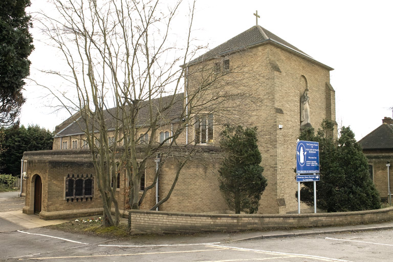 Our Lady of Peace Church, Burnham viewed from Lower Britwell Road.